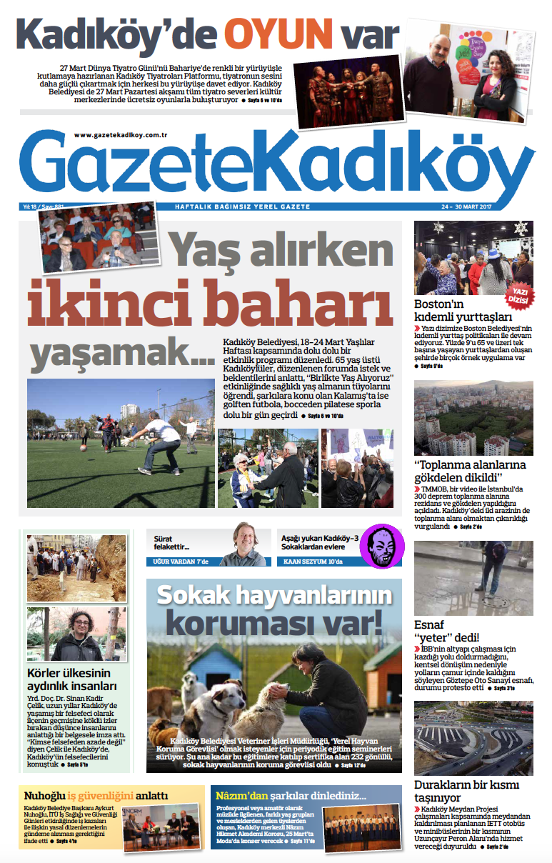 Gazete Kadıköy - 881. SAYI